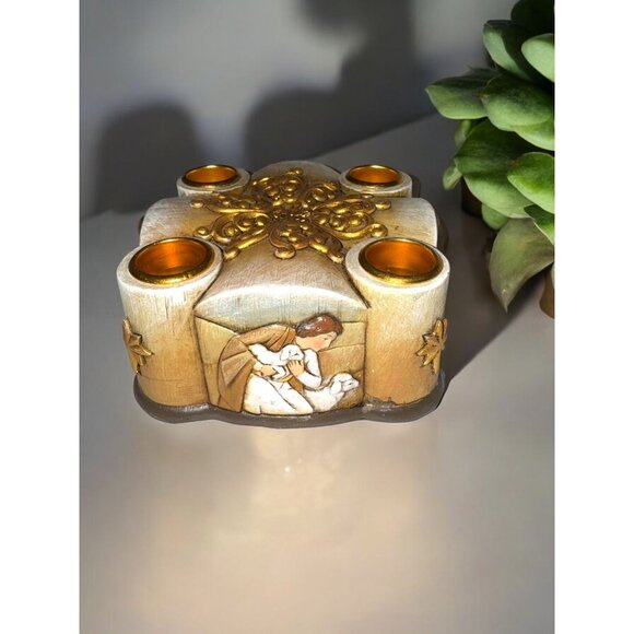 Hobby Lobby Manger Scene 4 Candle Holder - Picture 5 of 8
